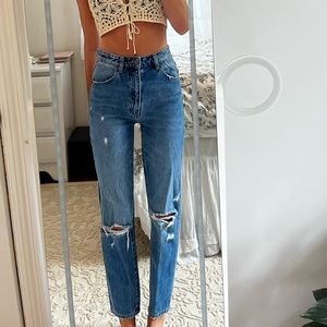 NWOT Rolla’s Dusters High Rise Slim Jeans size 23